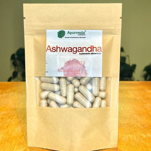 Ashwagandha orgánico 60 cápsulas vegetales