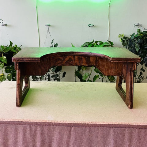 Banquito de Madera Artesanal para evacuar
