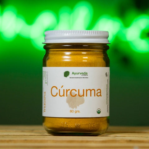 Cúrcuma (Haridra) orgánica molida 80 g
