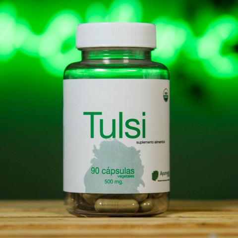 Tulsi orgánico en cápsulas - 90
